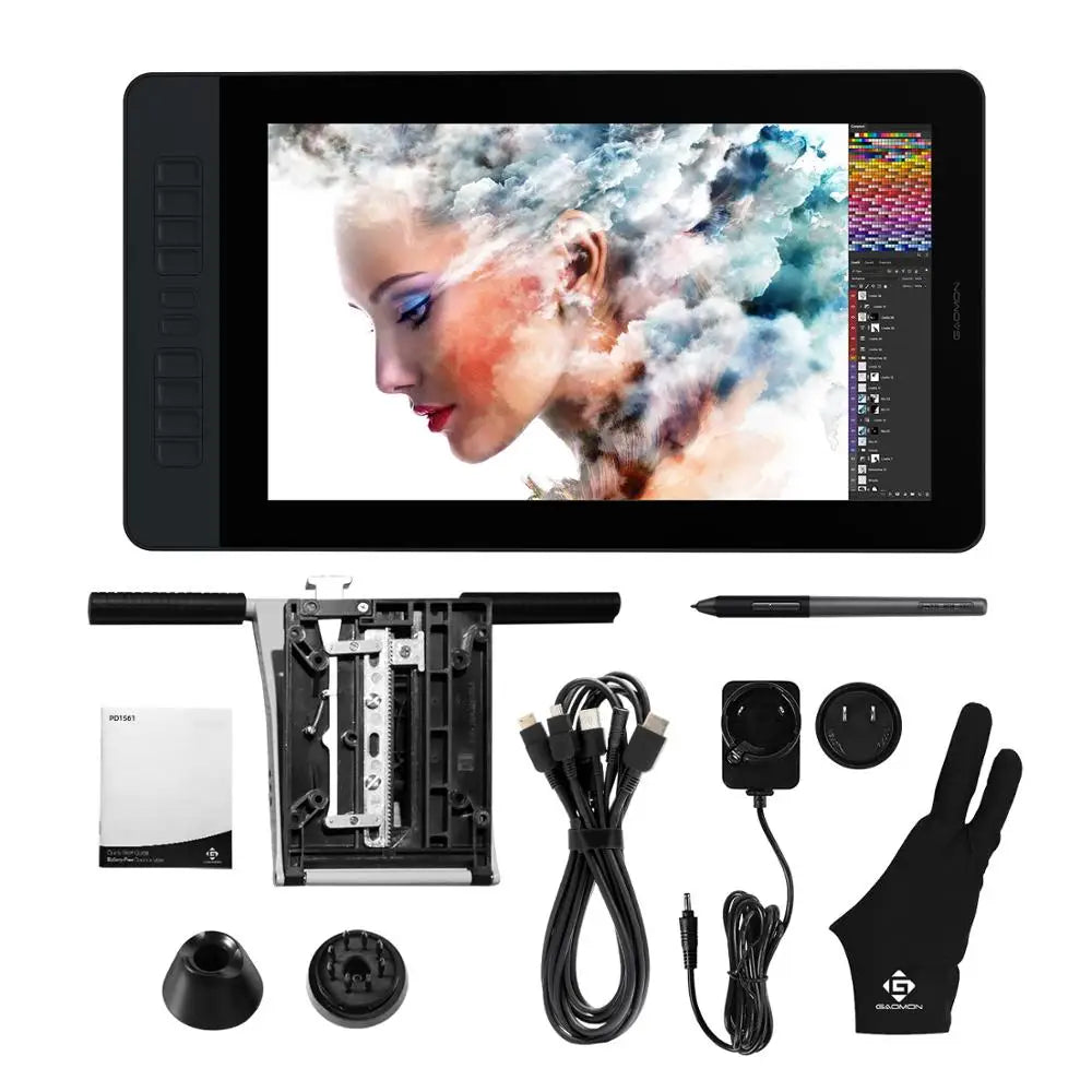 GAOMON PD1561 Graphics Drawing Monitor IPS Display 8192 Pressure Levels