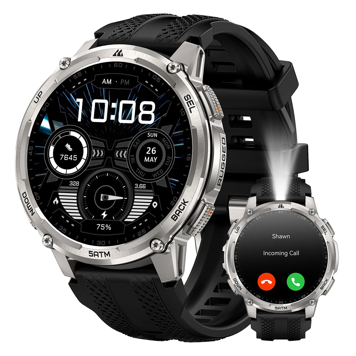 Kospe Tank T4C Outdoor Smartwatch With Dual Band GPS Tracker