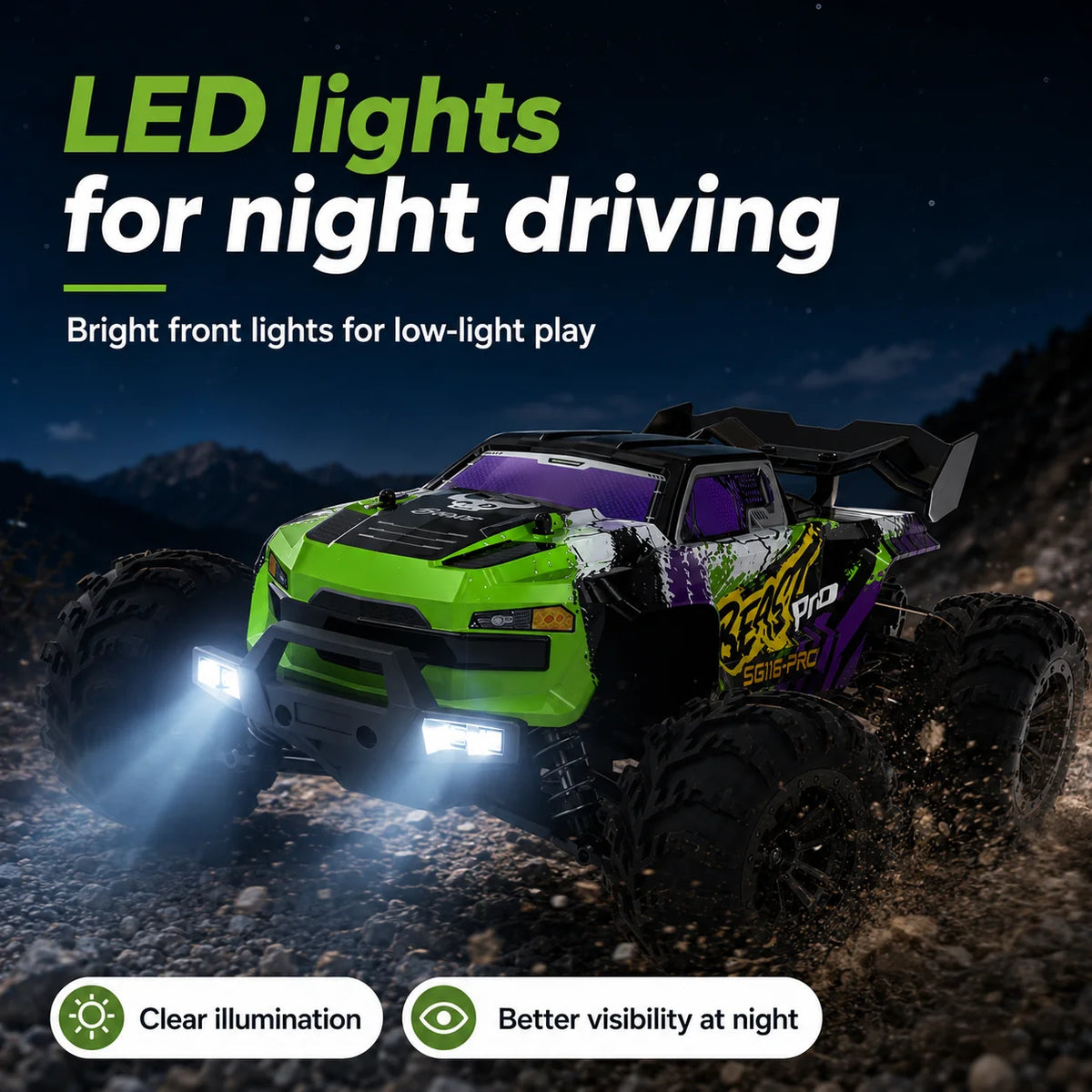 Znlyrion SG116MAX Pro 4WD Electric Offroad Remote Control Buggy