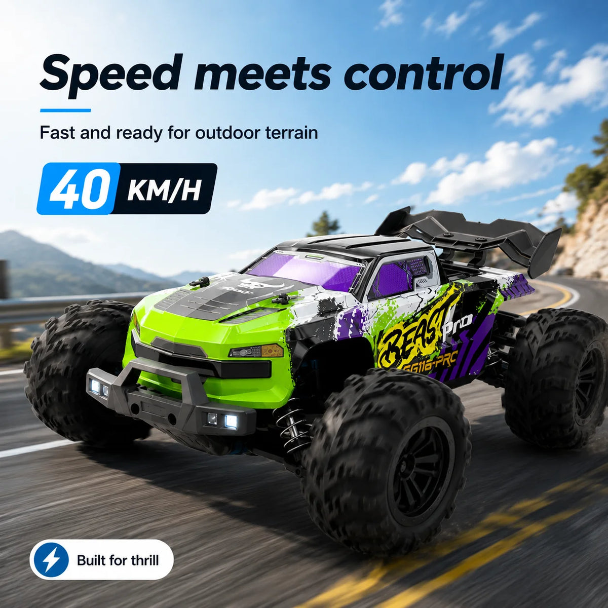 Znlyrion SG116MAX Pro 4WD Electric Offroad Remote Control Buggy