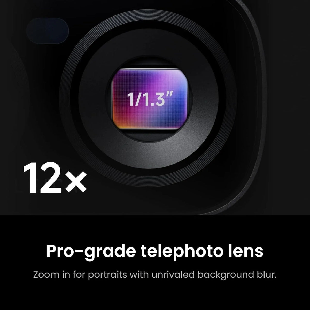 Insta360 Luna Ultra 8K Pocket Gimbal Camera, Dual Leica Lenses, 1" Sensor, 12× Zoom, Detachable 2" Touchscreen White