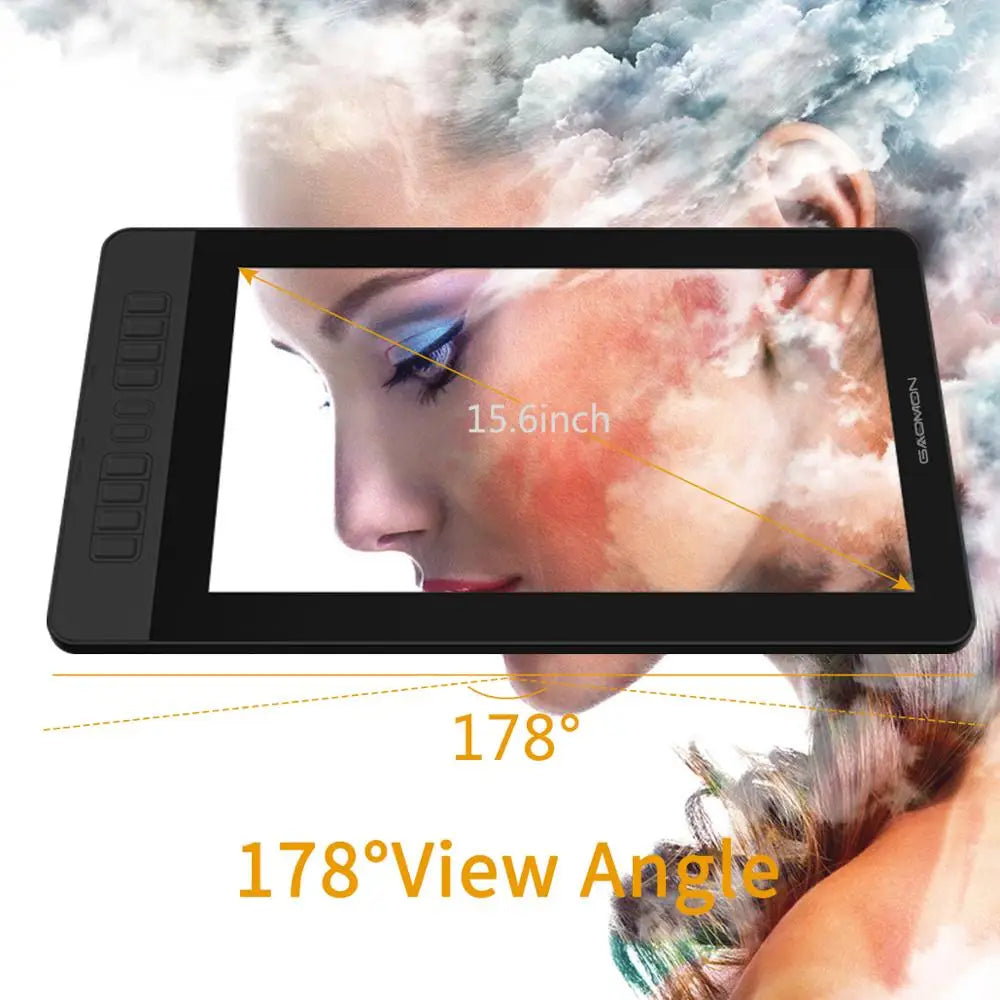 GAOMON PD1561 Graphics Drawing Monitor IPS Display 8192 Pressure Levels