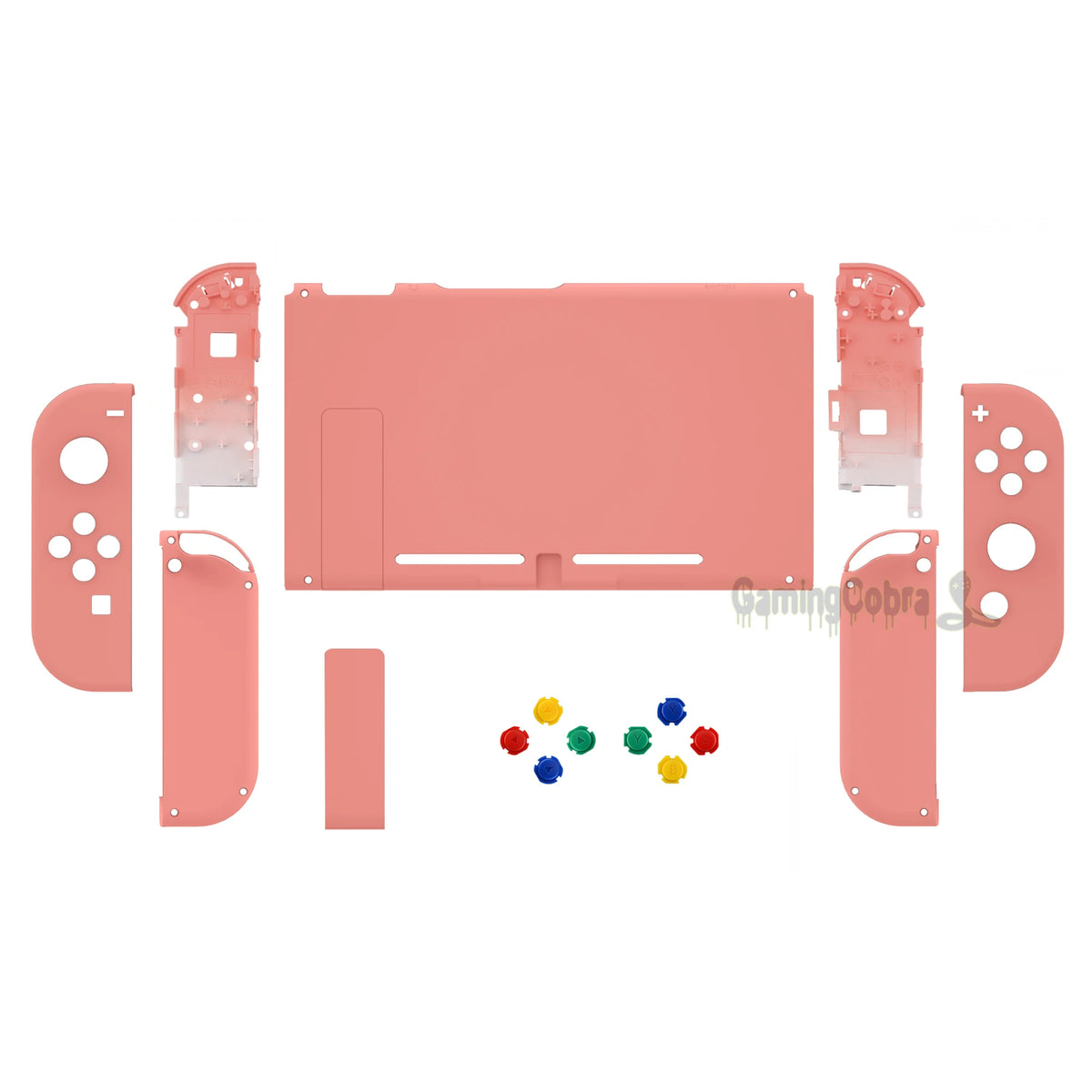 eXtremeRate Replacement Console Back Plate With Buttons For Nintendo Switch