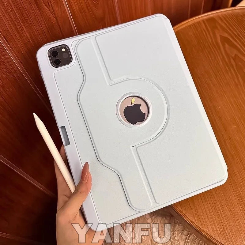 YANFU 360 Degree Rotating Protective Case For Apple iPad