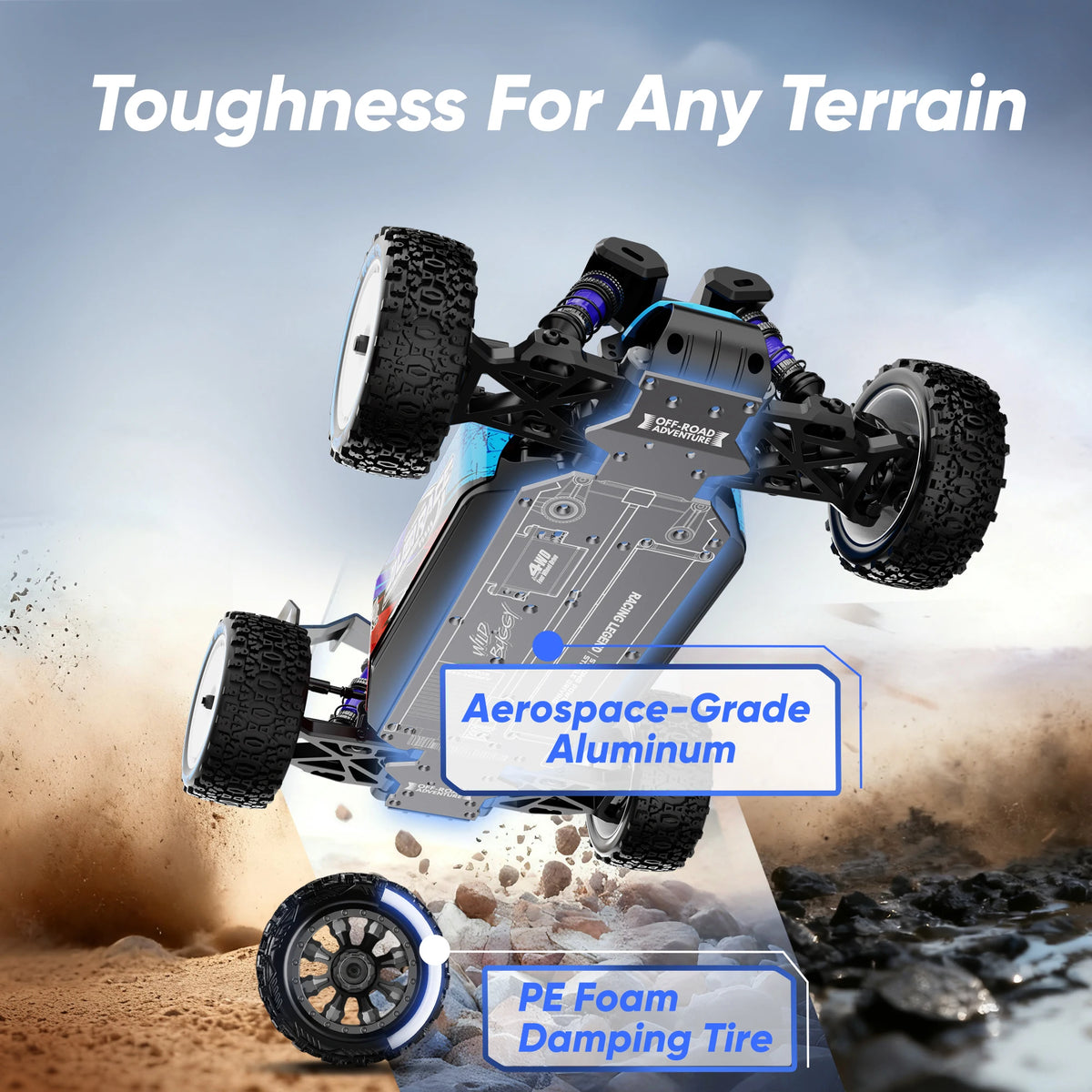 Jiusi Wb12 Pro 4WD Off Road Brushless Remote RC Truck