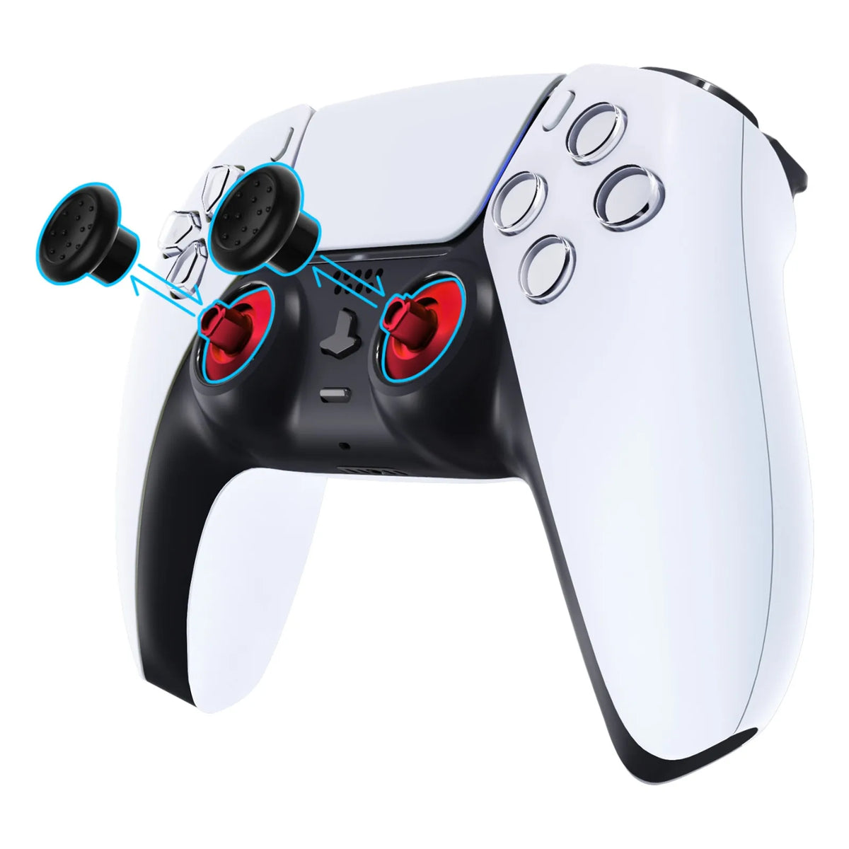 ExtremeRate Adjustable Thumbstick With Three Grips For PlayStation Controllers