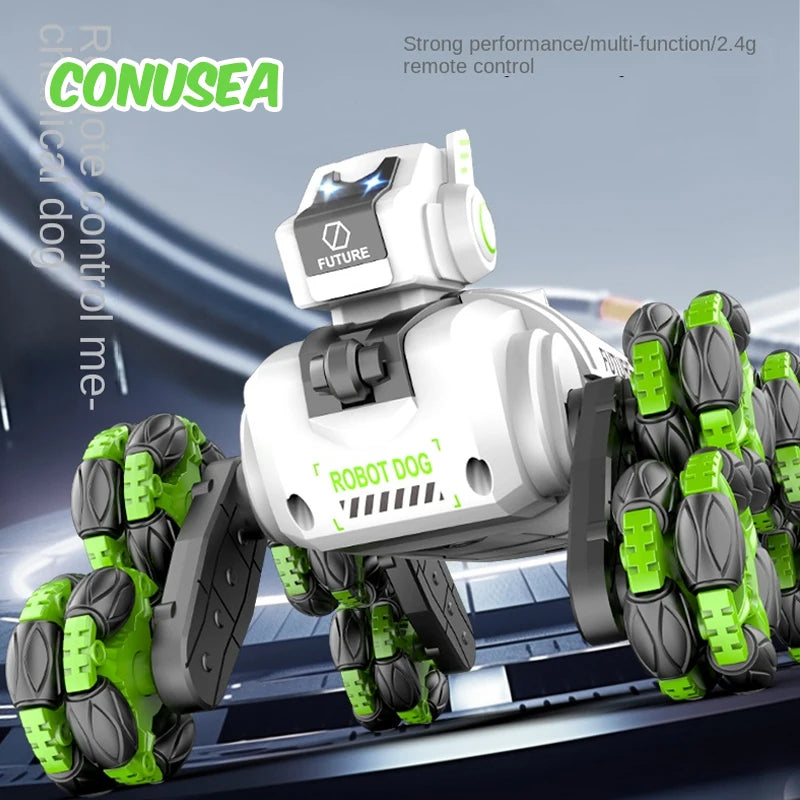 CONUSEA RC Robot Dog Electronic Stunt Car With Remote Control