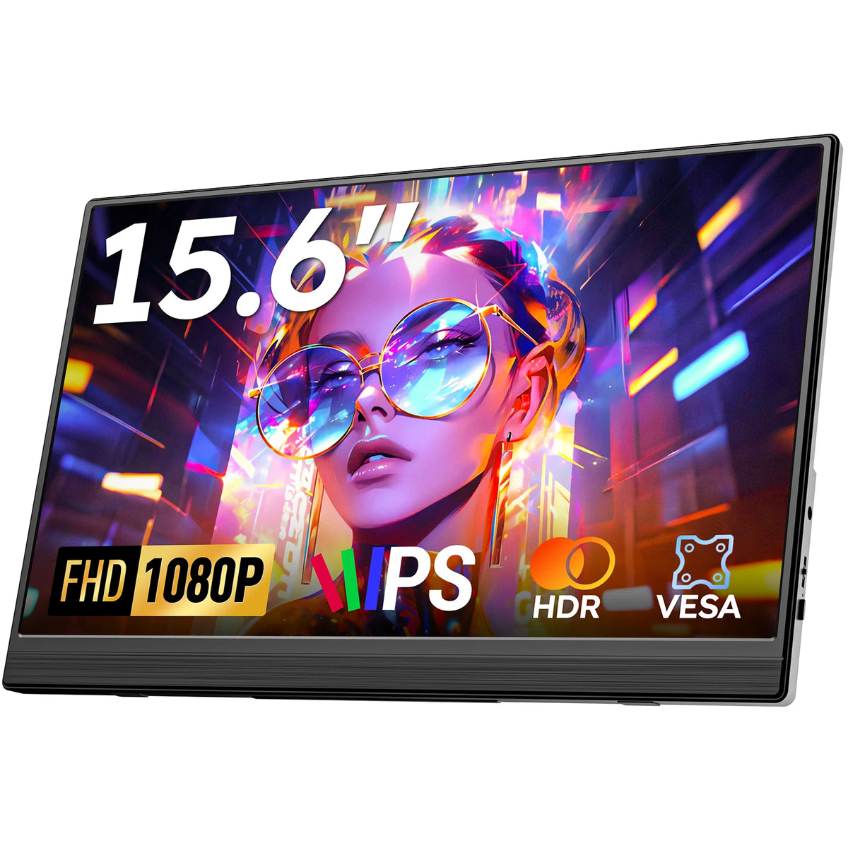 Dopesplay 15.6 inch Portable Travel monitors For Laptops FHD IPS 1080P External Screen Extender for MAC Phone Games PC Extension