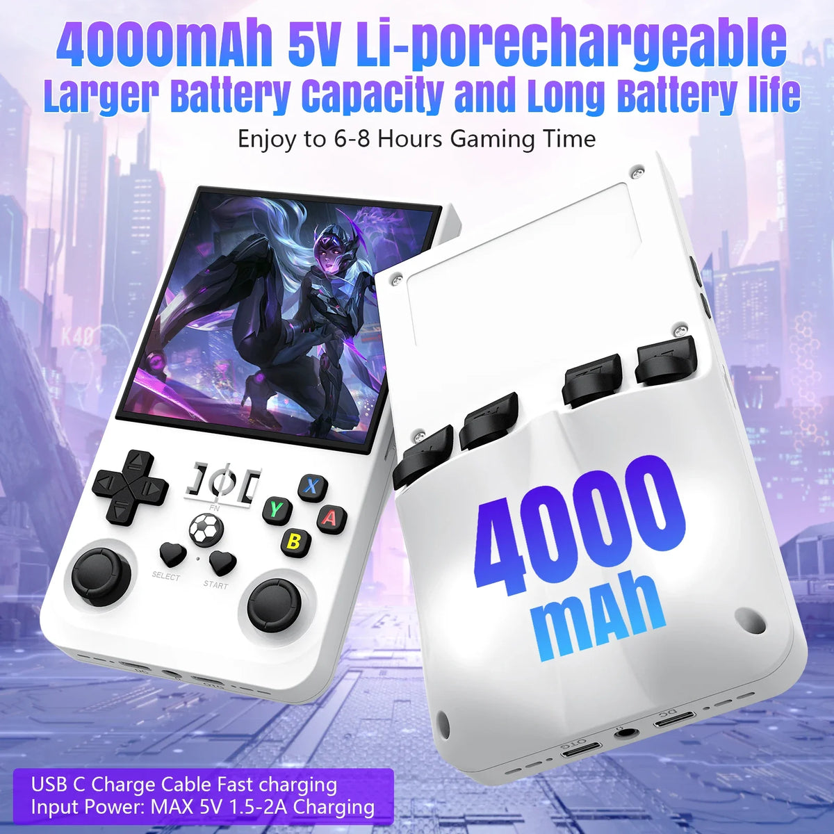 AISLPC RG46 Retro Handheld Game Console 4.0 Inch 64G/18000+ Games ship from US