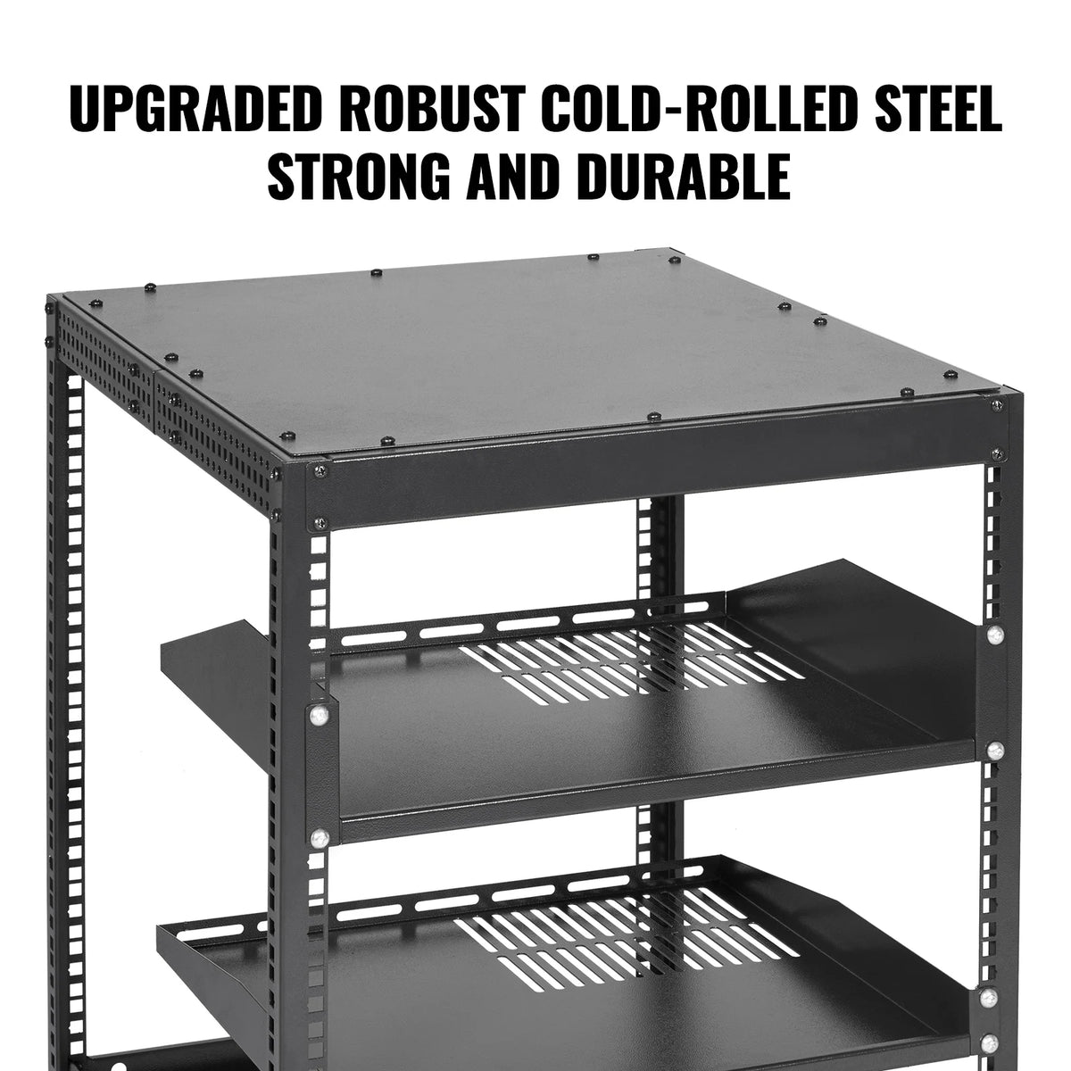 Adjustable Depth Open Frame Server Rack For Data Center Use