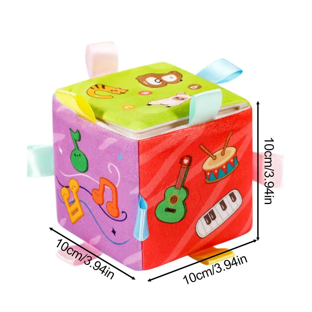 Illuminated Cube Electronic Music Toy For Toddlers With Lights
