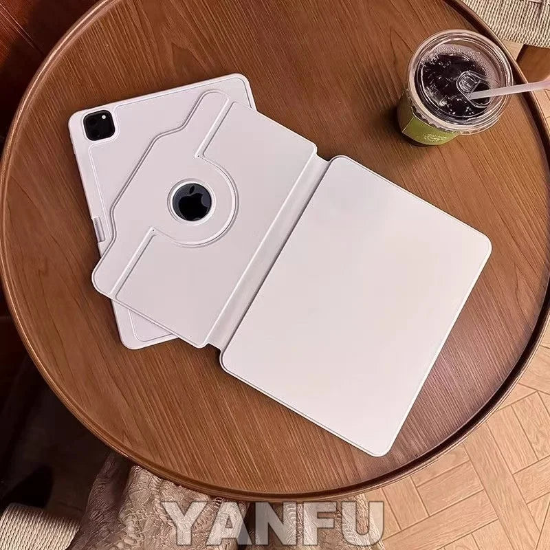 YANFU 360 Degree Rotating Protective Case For Apple iPad