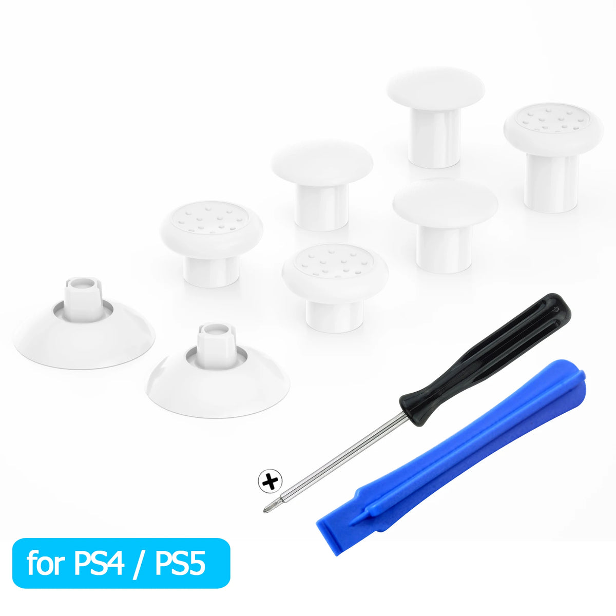 ExtremeRate Adjustable Thumbstick With Three Grips For PlayStation Controllers