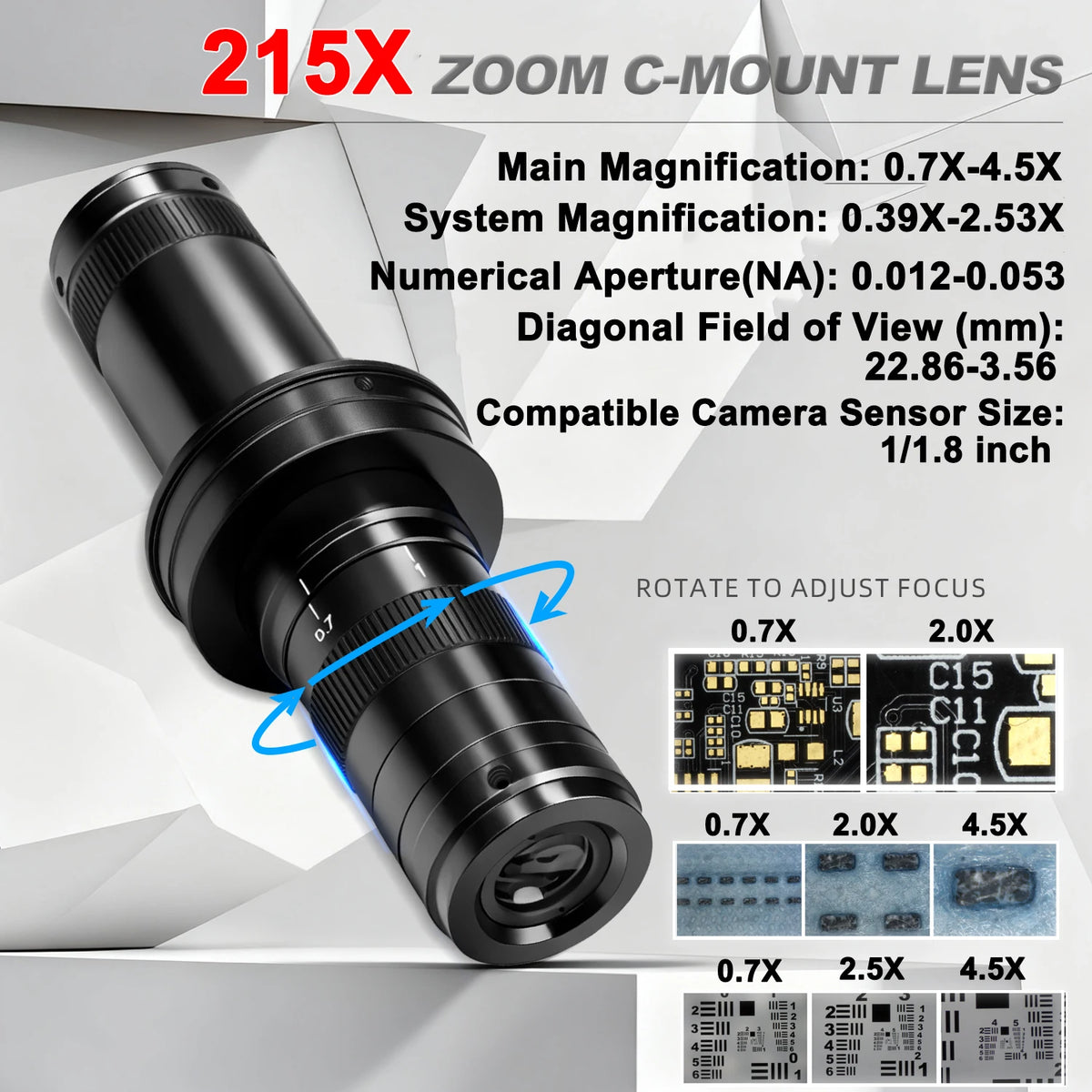 Nice Power 4K UHD Industrial Digital Microscope Camera for Soldering