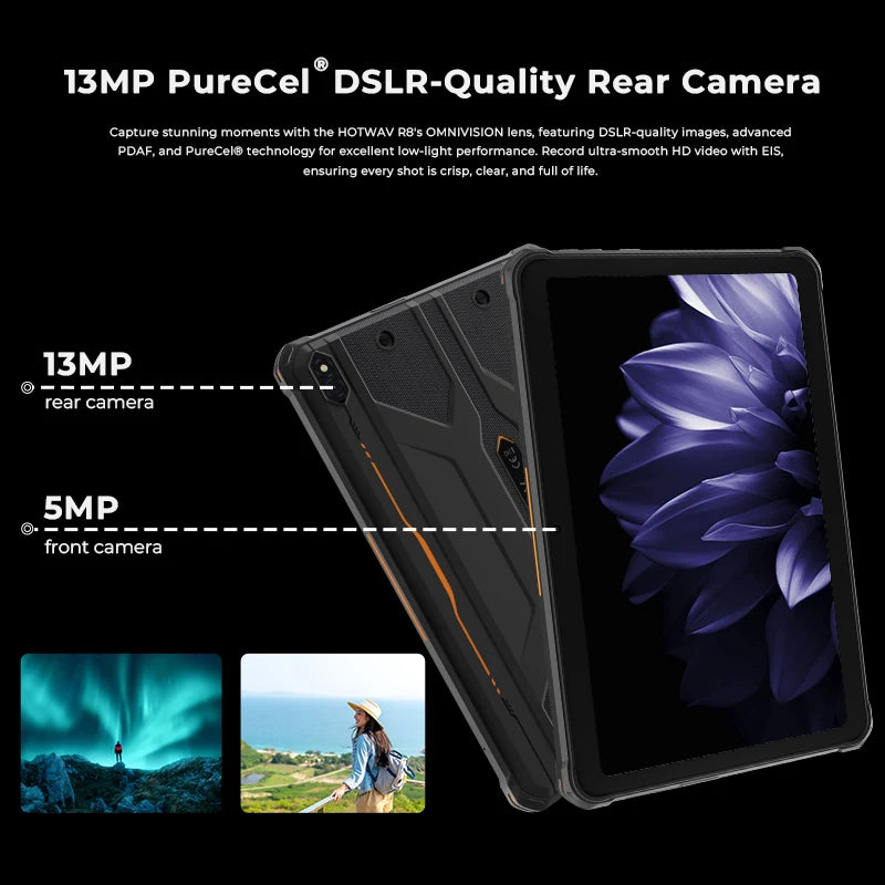 Hotwav R8 Rugged Android Tablet With Long Lasting Battery