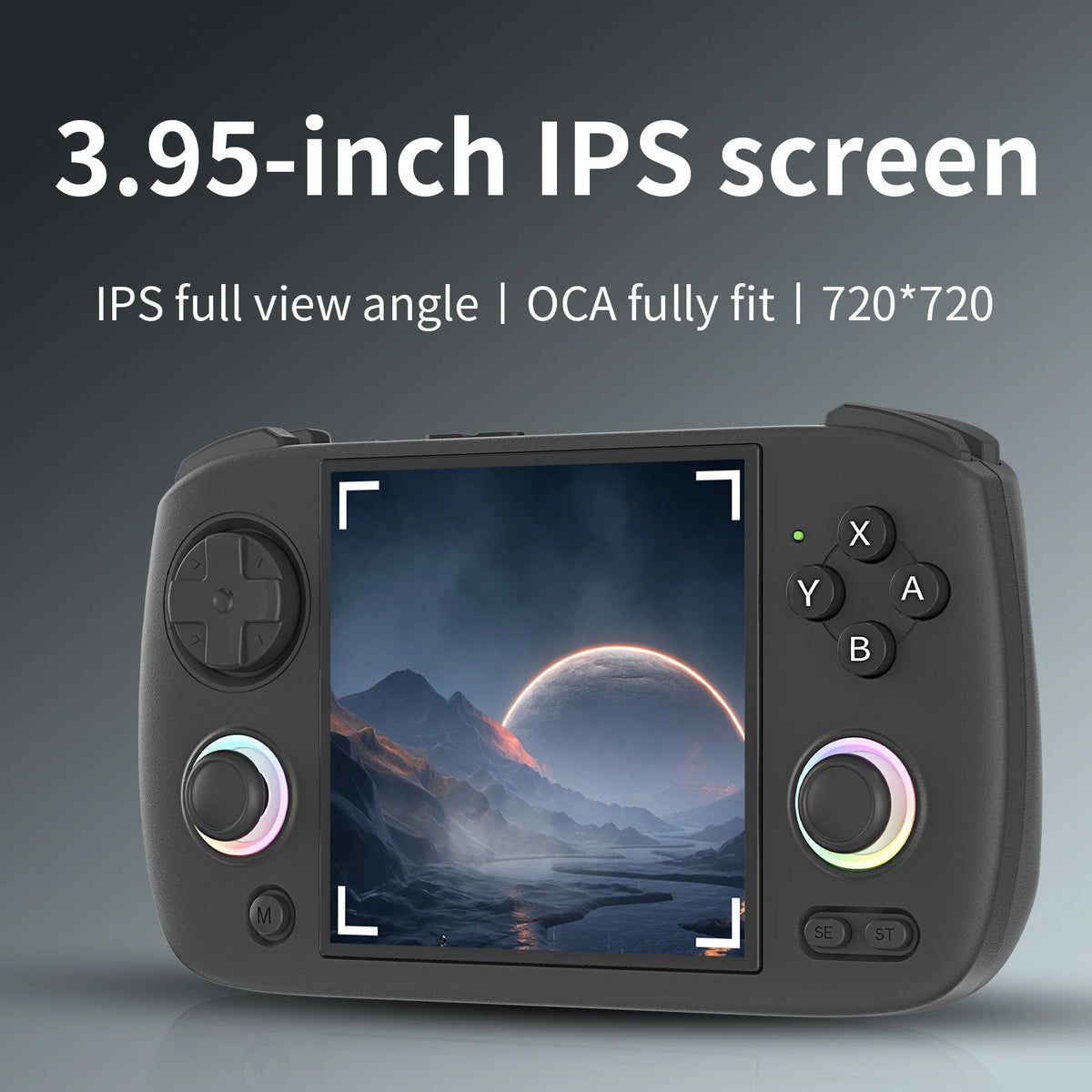 Anbernic RG CubeXX Retro Handheld Game Console 3.95" IPS Linux 3800mAh RGB Light Joystick Gaming Player WiFi Bluetooth HD-TV Out