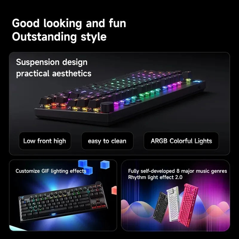 MCHOSE Mix87 Wired Magnetic Switch Low Latency Gaming Keyboard