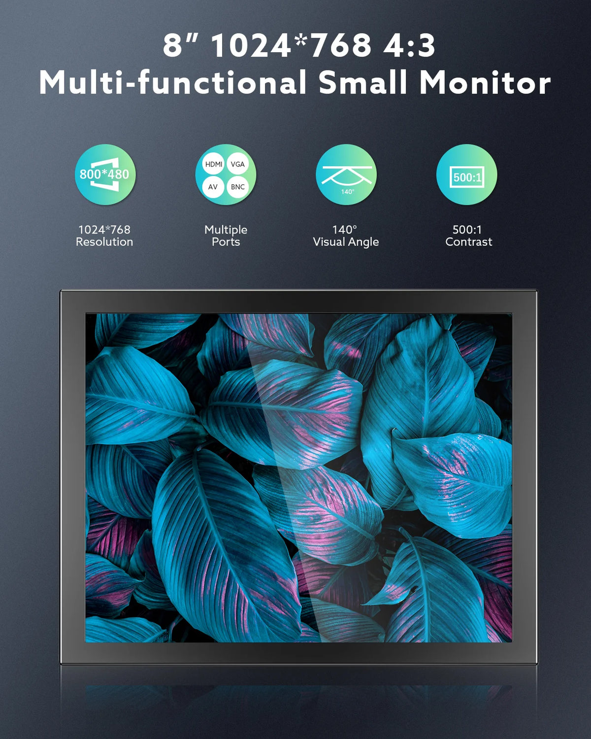 Eyoyo Portable Industrial Monitor With HDMI VGA And Speaker