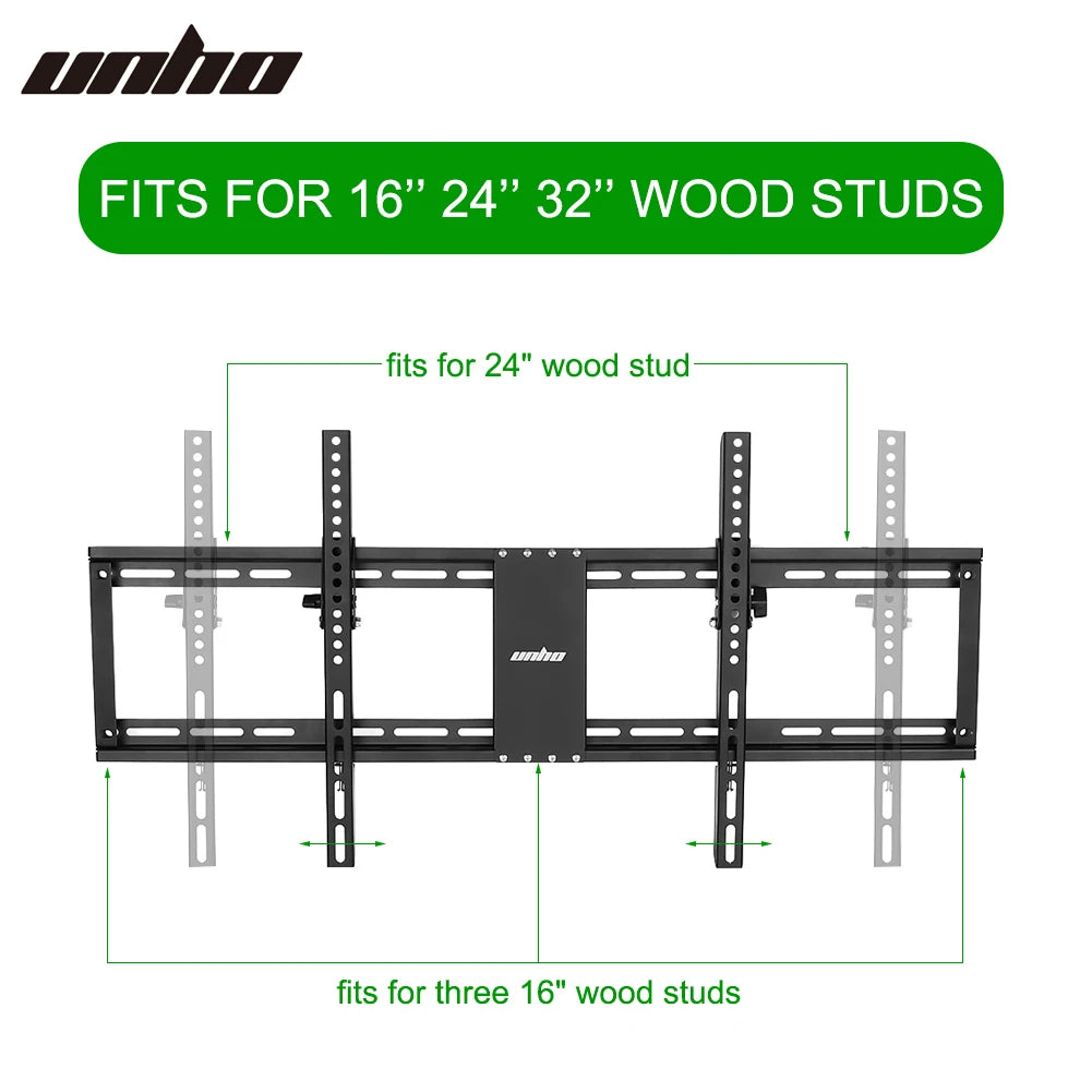Unho Universal Tilt TV Wall Mount Bracket For Home Entertainment