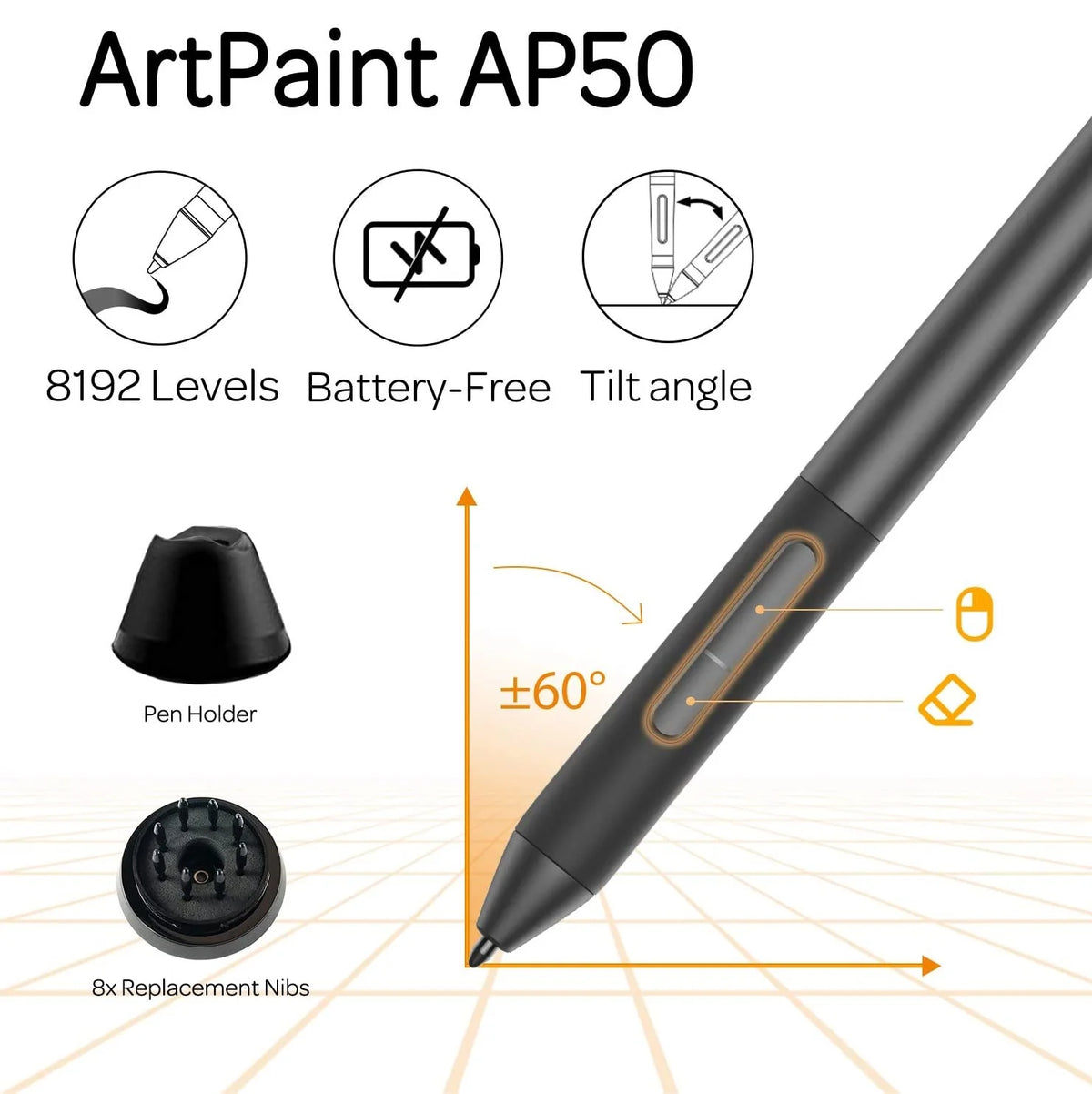 GAOMON PD156PRO Graphics Tablet Display for Drawing 15.6” Full-Laminated IPS HD Screen with 8192 Levels Battery-Free Pen