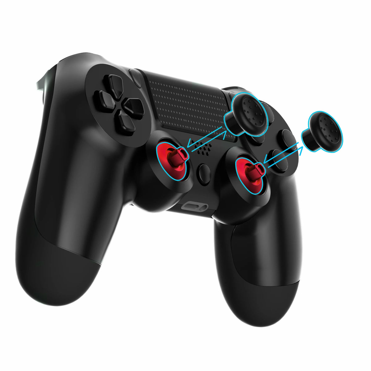 ExtremeRate Adjustable Thumbstick With Three Grips For PlayStation Controllers