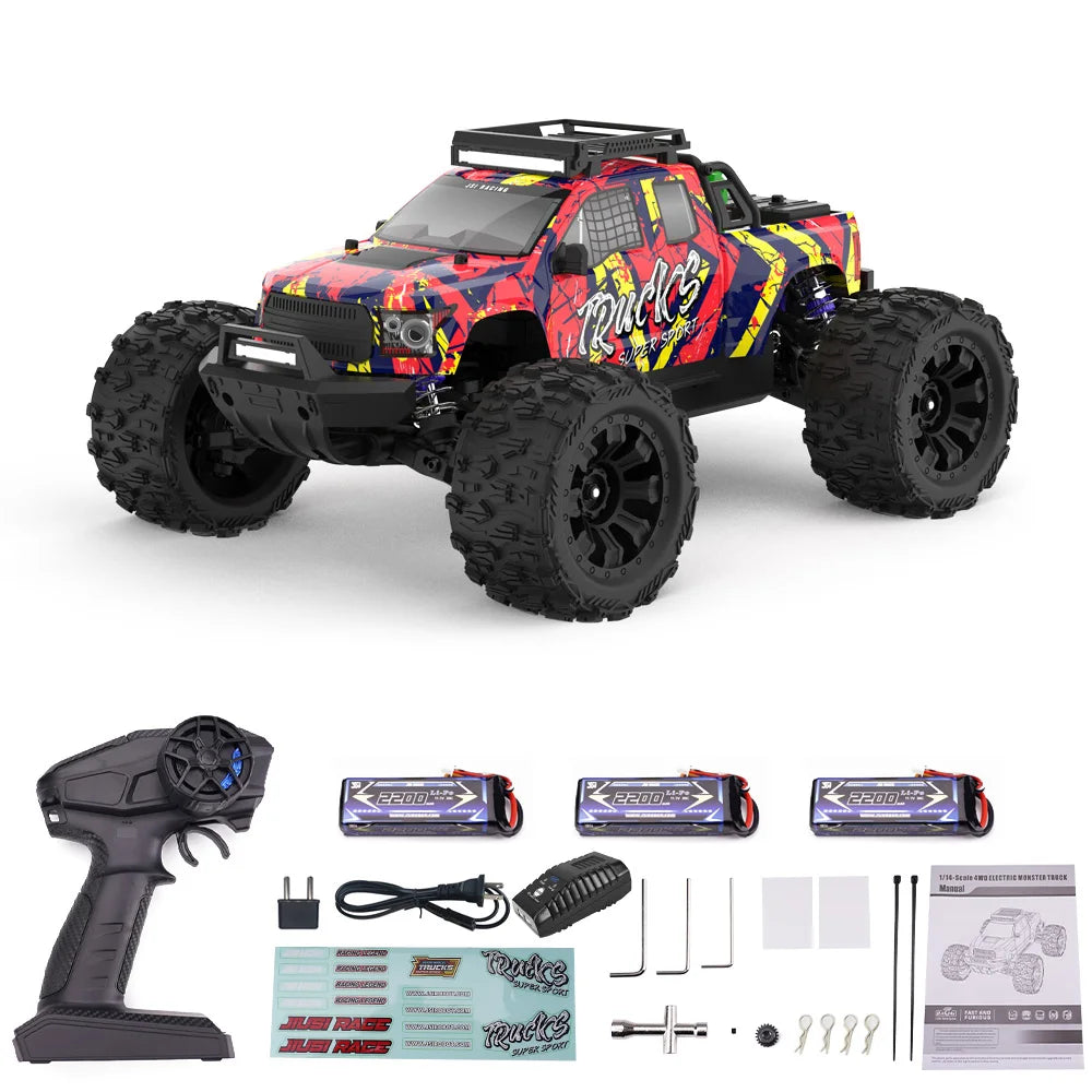 JIUSI PT14R Brushless 4WD Remote Control Offroad Car