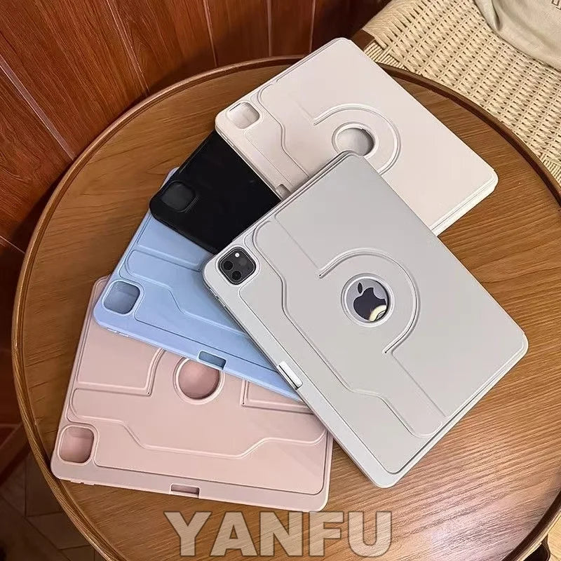 YANFU 360 Degree Rotating Protective Case For Apple iPad