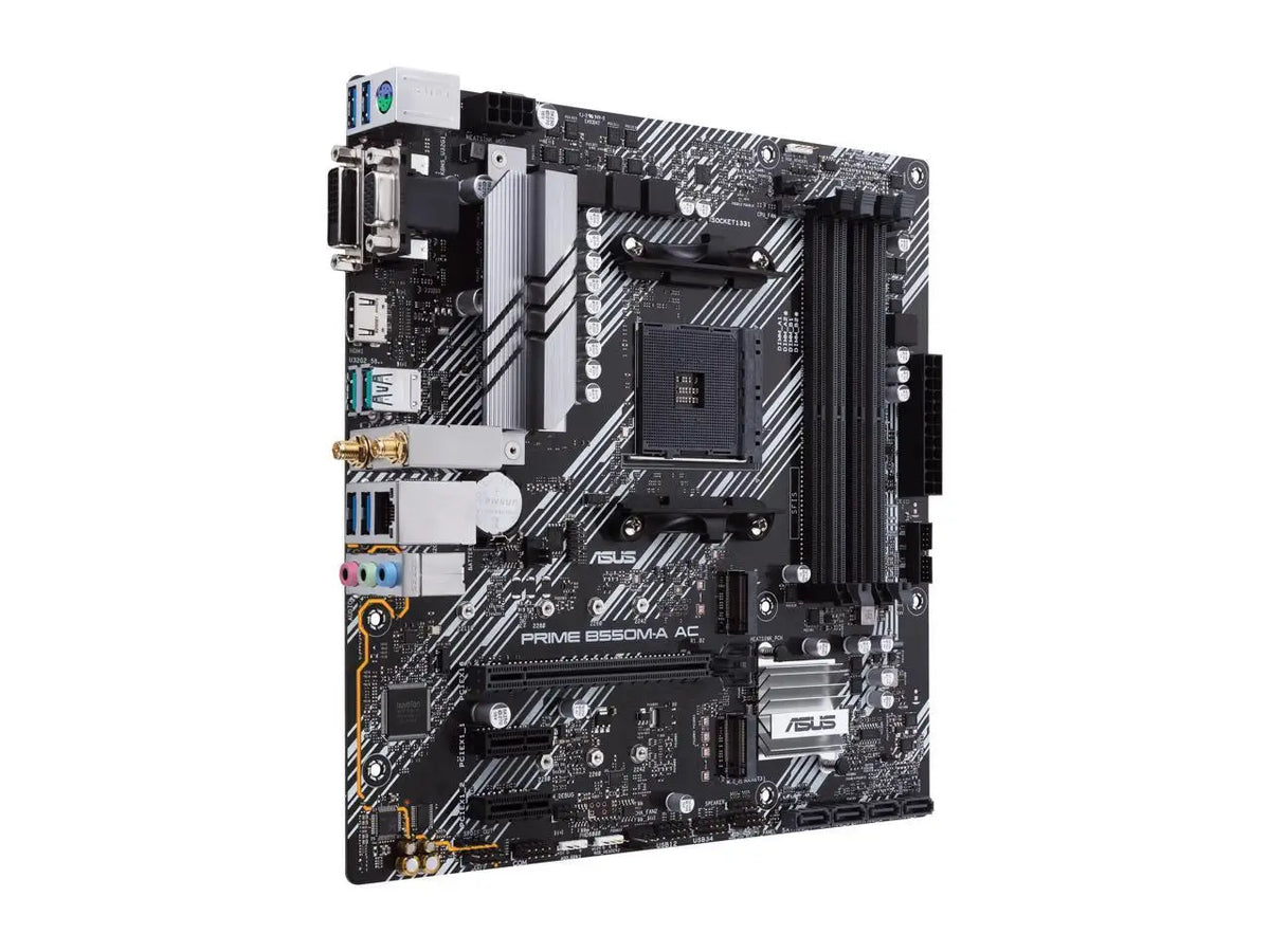 Motherboard CPU Memory Combo -  ASUS PRIME B550M-A AC Bundle with  AMD Ryzen 5 5500  and Team Group TF3D416G3200HC16FDC01