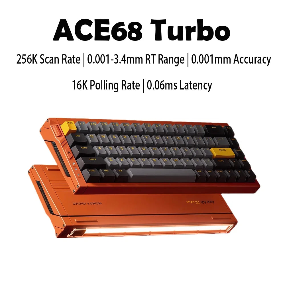 MCHOSE Ace68 Turbo Wired Magnetic Switch Gaming Keyboard
