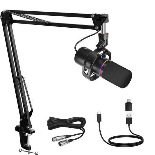 Socadox Dynamic XLR USB Microphone For Streaming And Podcasting