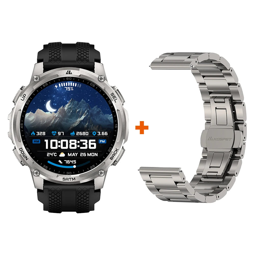 Kospe Tank T4C Outdoor Smartwatch With Dual Band GPS Tracker