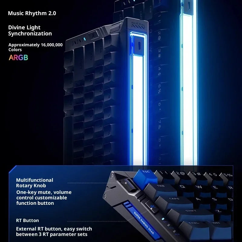 MCHOSE Ace68 Turbo Wired Magnetic Switch Gaming Keyboard