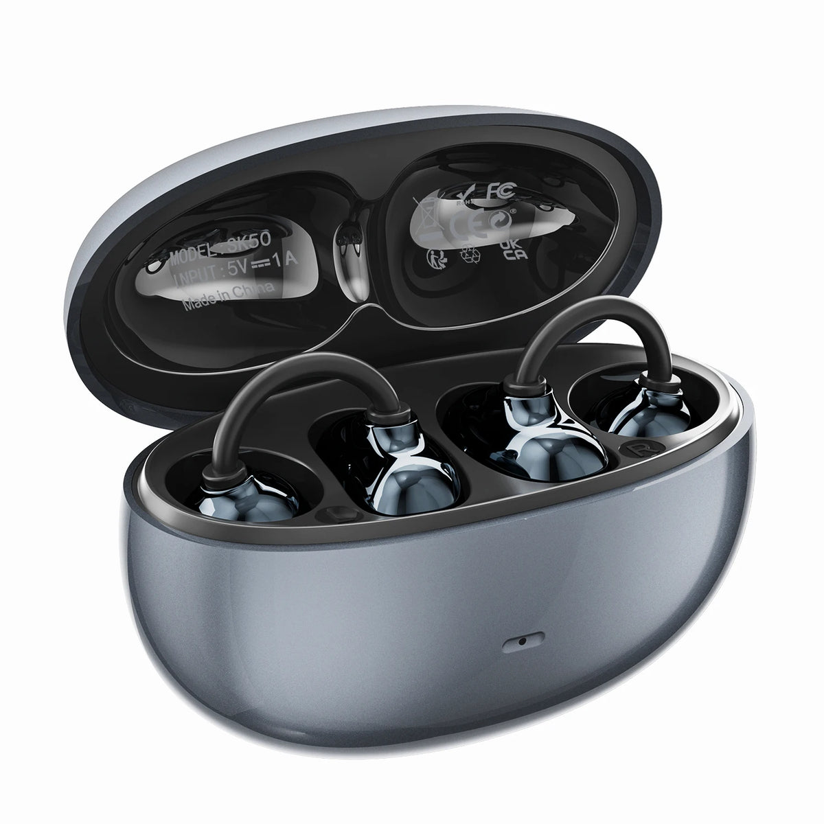 INSONIXN Wireless Open Ear Clip Headphones Bluetooth Sports Mic