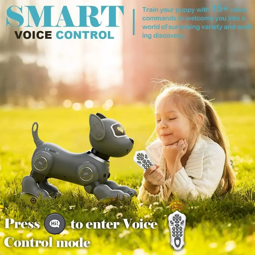 Conusea Programmable Electronic Voice Command RC Stunt Dog