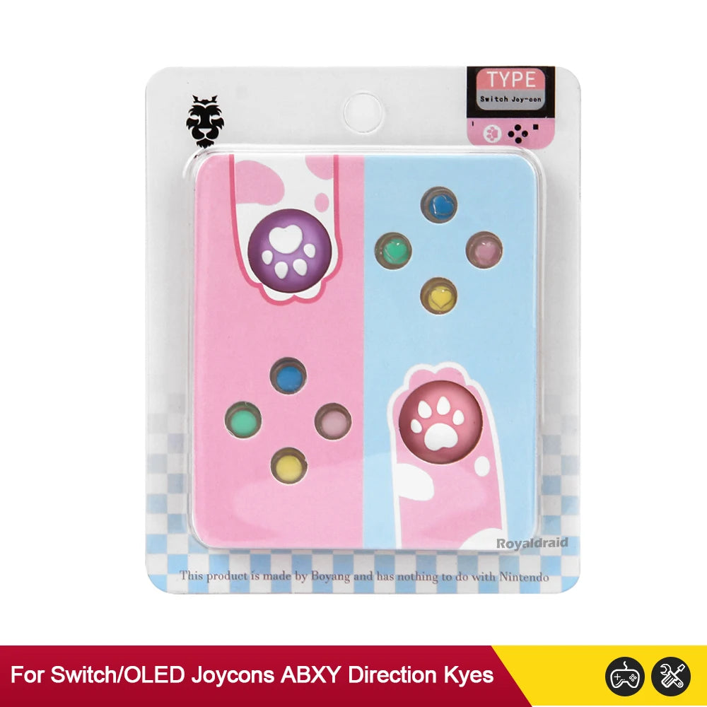 Ispoofer ABXY Keys And Analog Caps For Nintendo Switch Controllers