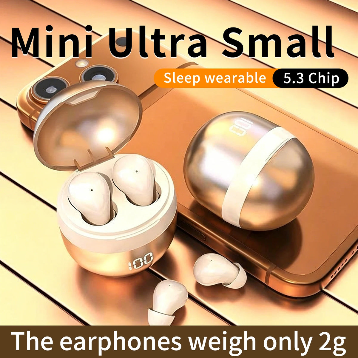 Shuke Wireless Sleep Earbuds Featuring Active Noise Cancellation And HiFi