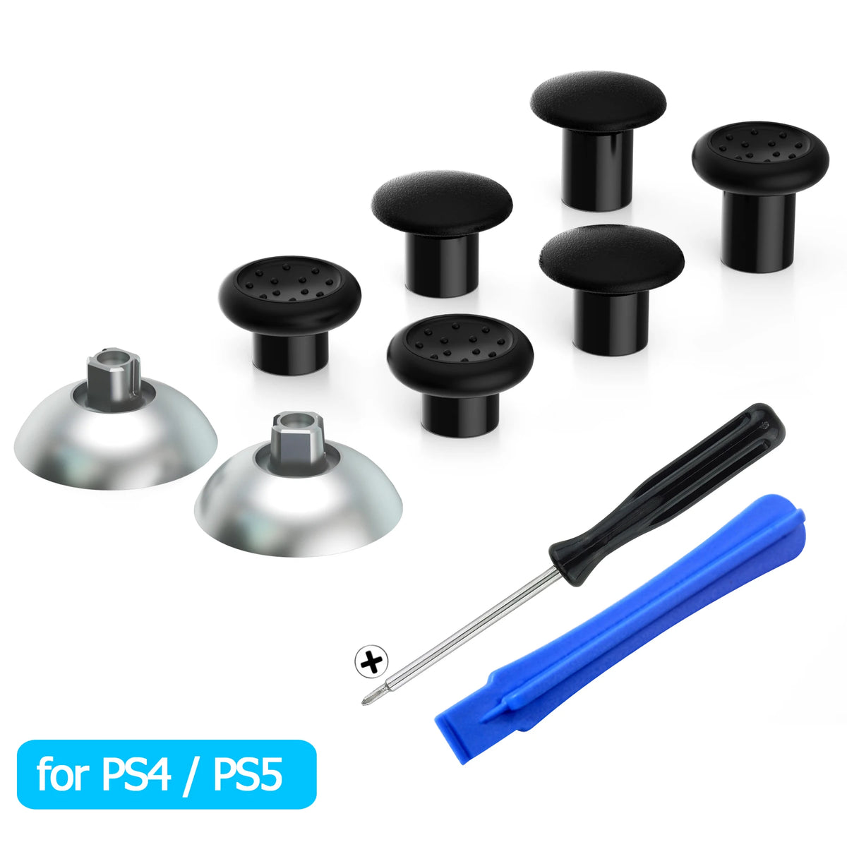 ExtremeRate Adjustable Thumbstick With Three Grips For PlayStation Controllers