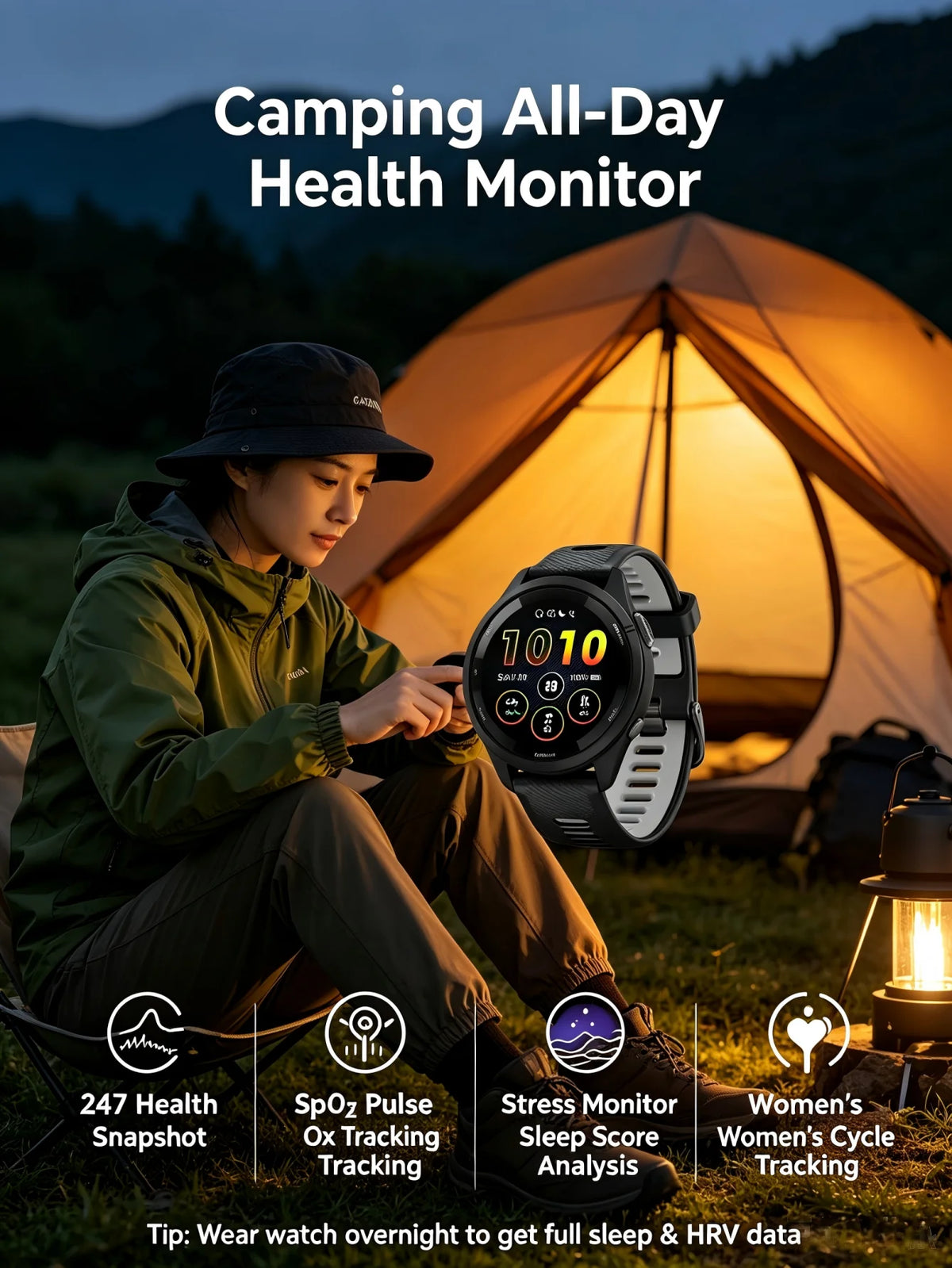 Garmin Forerunner 265 GPS Smartwatch With Heart Rate Monitoring
