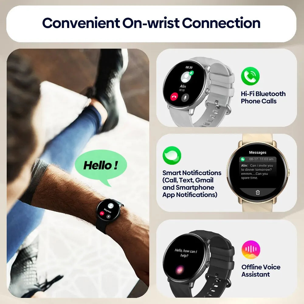 Zeblaze GTR 3 Pro Voice Calling Smartwatch With Fitness Tracking