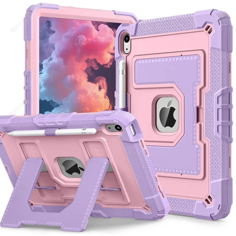 YANFU Heavy Duty Shockproof Protective Case For Apple iPad