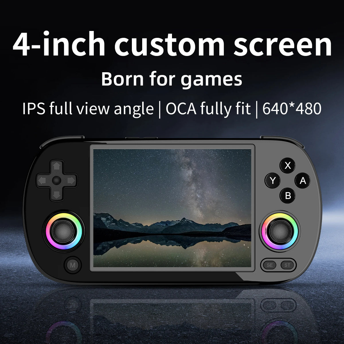 Anbernic RG40XX H Retro Handheld Game Console 4.0'' IPS Screen Linux 64-bit RGB Joystick RG40XXH Portable Gaming Player Streaming HDMI connection to TV