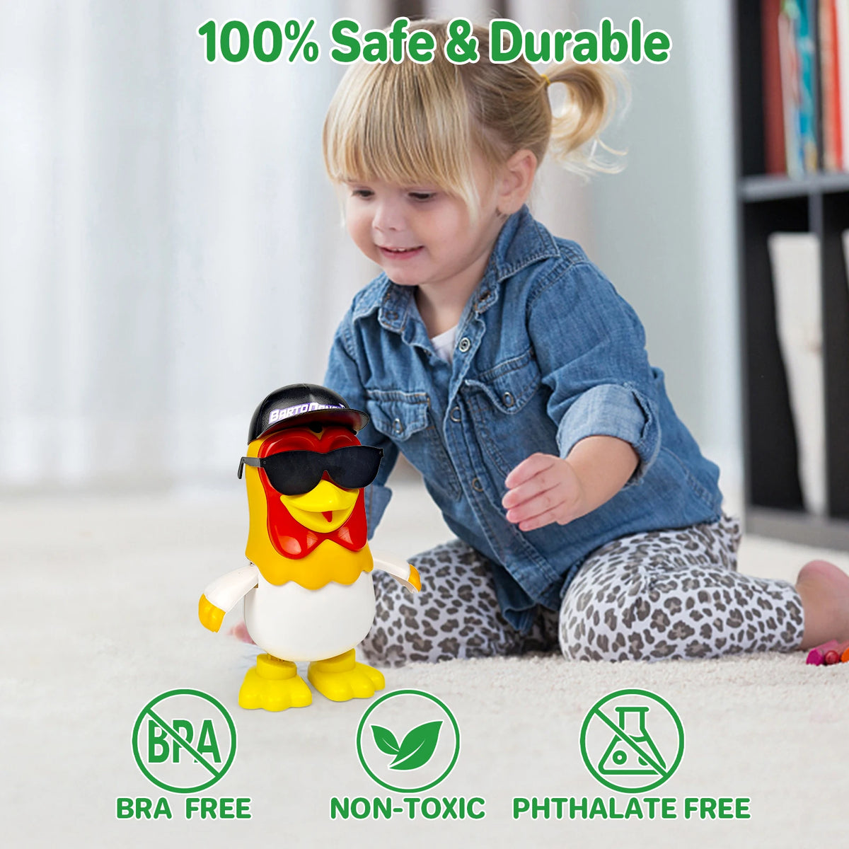 Musical Dancing Bartolito Chicken Kids Toy And Birthday Gift