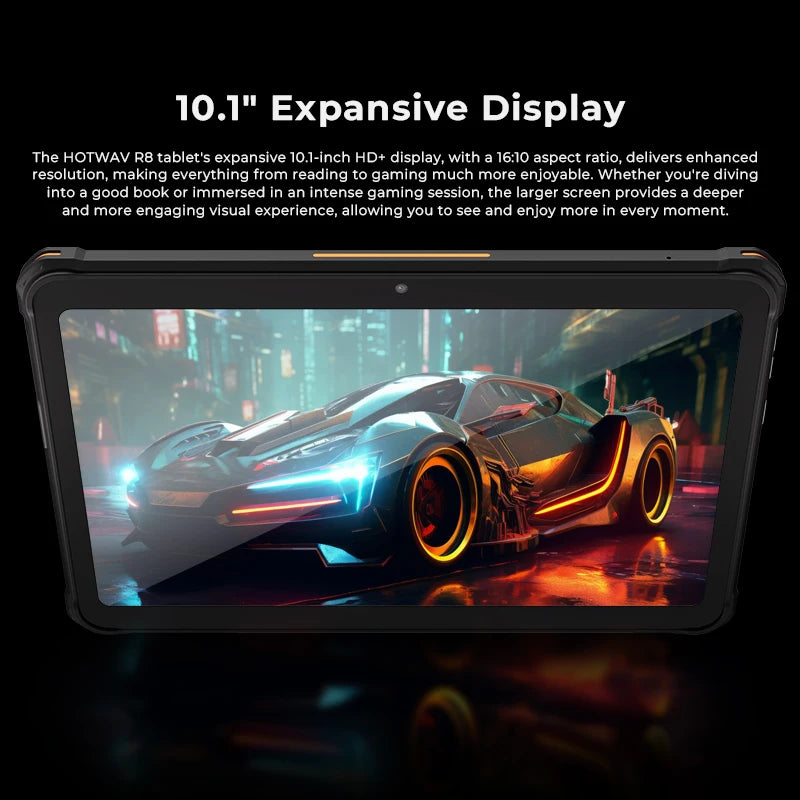 Hotwav R8 Rugged Android Tablet With Long Lasting Battery