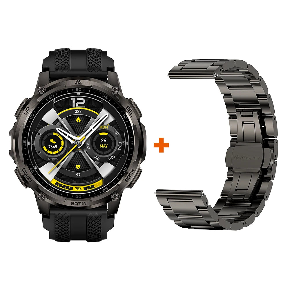 Kospe Tank T4C Outdoor Smartwatch With Dual Band GPS Tracker
