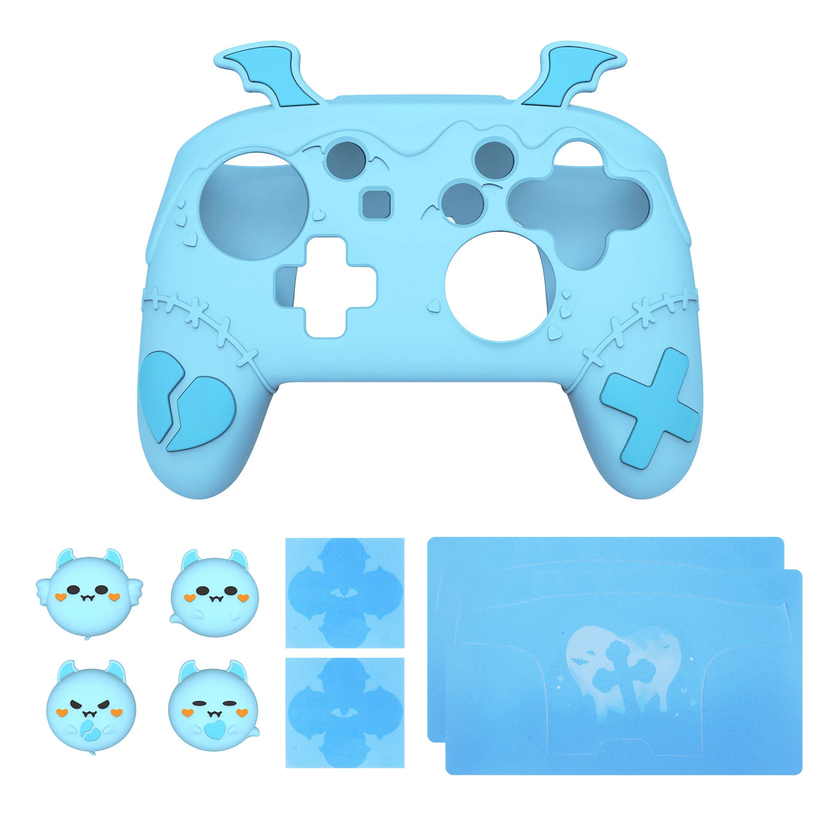 PlayVital Silicone Cover For Nintendo Switch Pro Controller With Grips