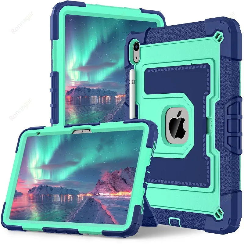 YANFU Heavy Duty Shockproof Protective Case For Apple iPad