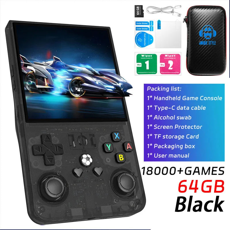 AISLPC RG46 Retro Handheld Game Console 4.0 Inch 64G/18000+ Games ship from US