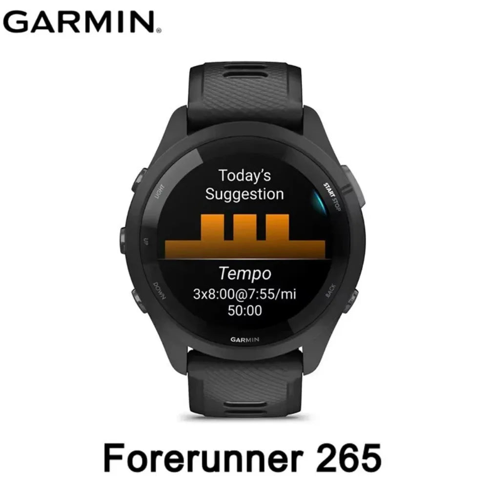 Garmin Forerunner 265 GPS Smartwatch With Heart Rate Monitoring