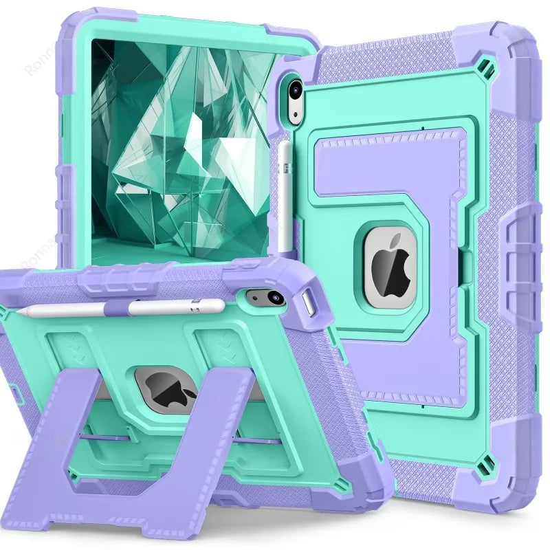 YANFU Heavy Duty Shockproof Protective Case For Apple iPad