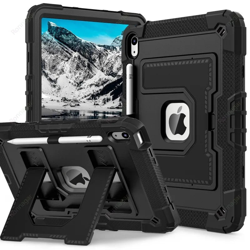 YANFU Heavy Duty Shockproof Protective Case For Apple iPad